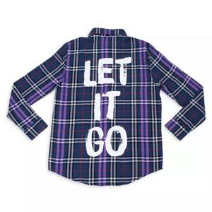 Disney Frozen Cakeworthy Womens button up shirt